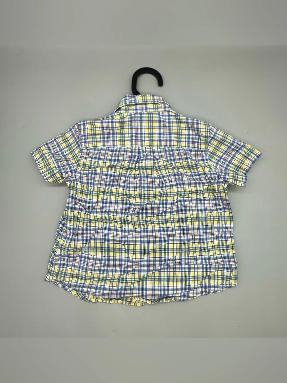 Ralph Lauren infant boys' short-sleeve plaid button-down shirt